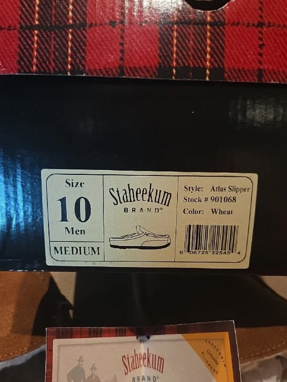 NWT Staheekum Brown Suede Atlas  Slippers with Shearling Lining 10M